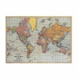 Cavallini Papers & Co. Wrap World Map