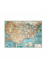 Cavallini Papers & Co. Wrap USA Map