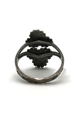 Size 6½ Vintage Southwest-Style 6-Turquoise Ring