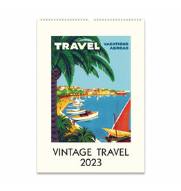Cavallini Papers & Co. Travel 2023 Wall Calendar