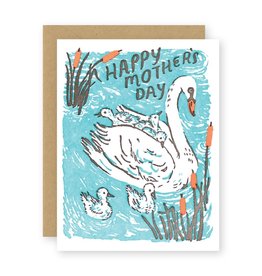 Phoebe Wahl Swan Mother Phoebe A2 Mother's Day Notecard