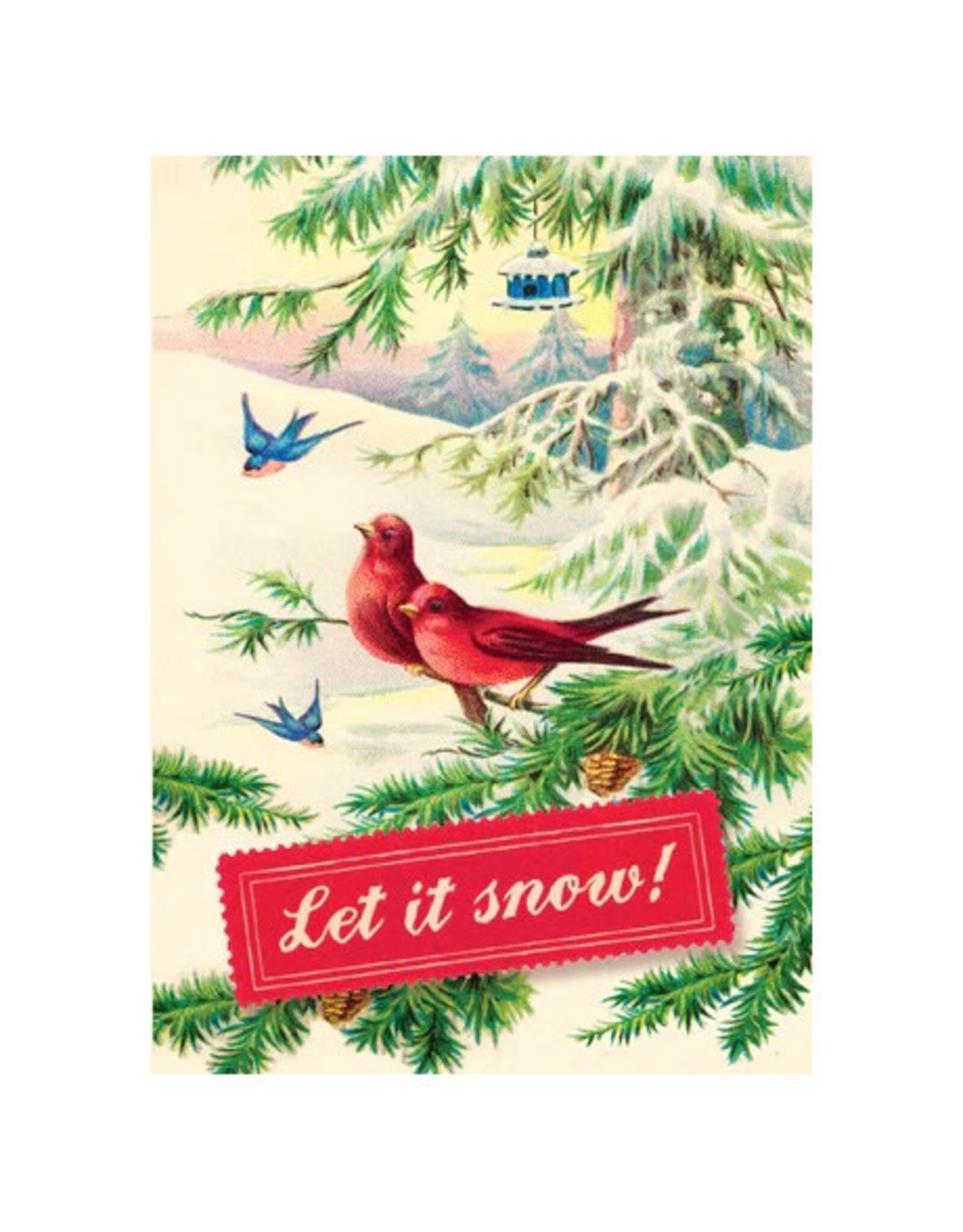 Cartolina Let It Snow A6 Greeting Notecard
