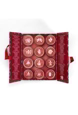 Two's Company Twelve Days of Christmas Set of 12 Scented Candles in Gift Box