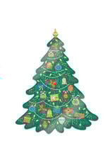 Two's Company Christmas Tree Shape 500 Pc Jigsaw Puzzle
