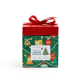 Two's Company Christmas Tree Shape 500 Pc Jigsaw Puzzle