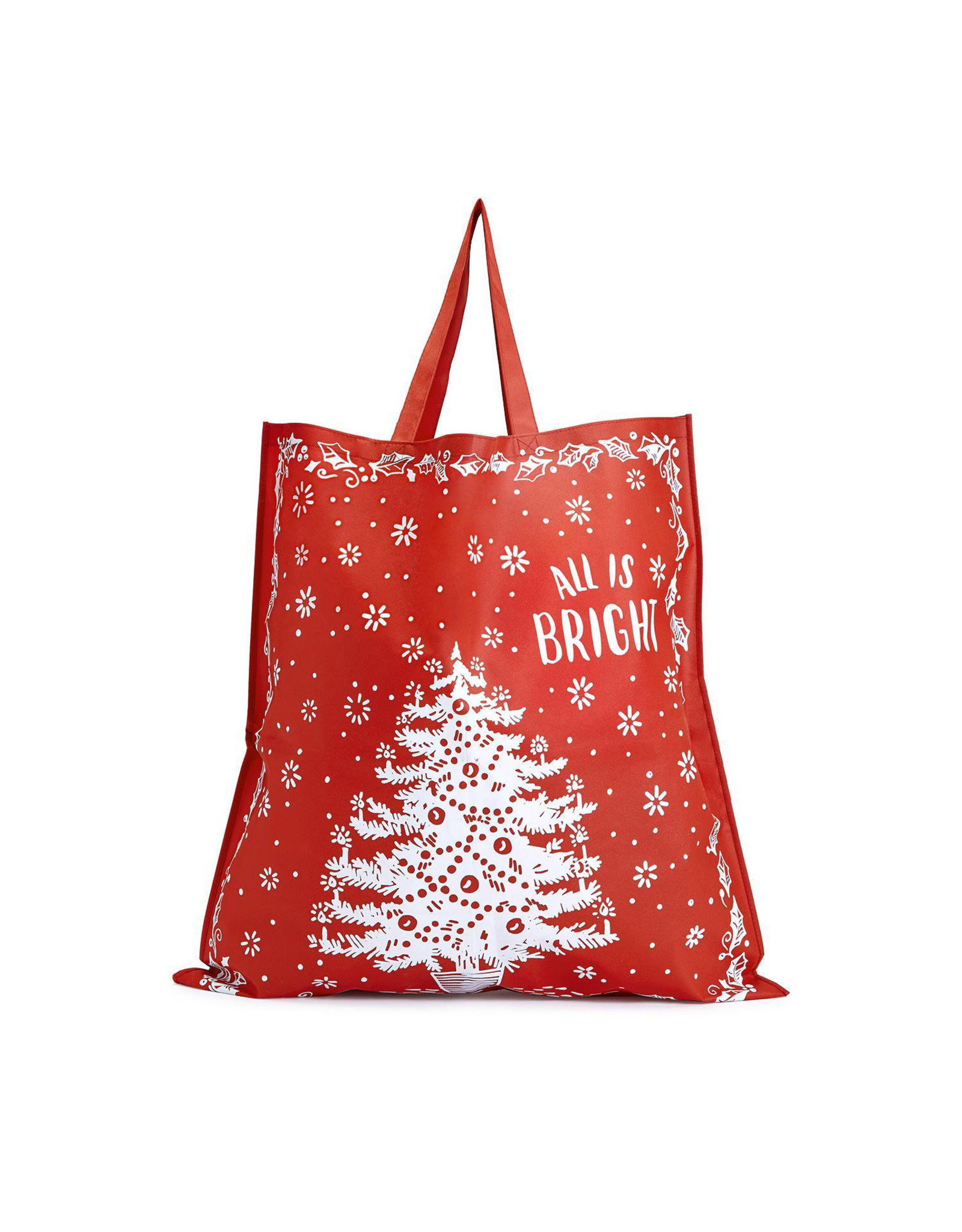 Two's Company "All Is Bright" Oversized Christmas Tote Bag