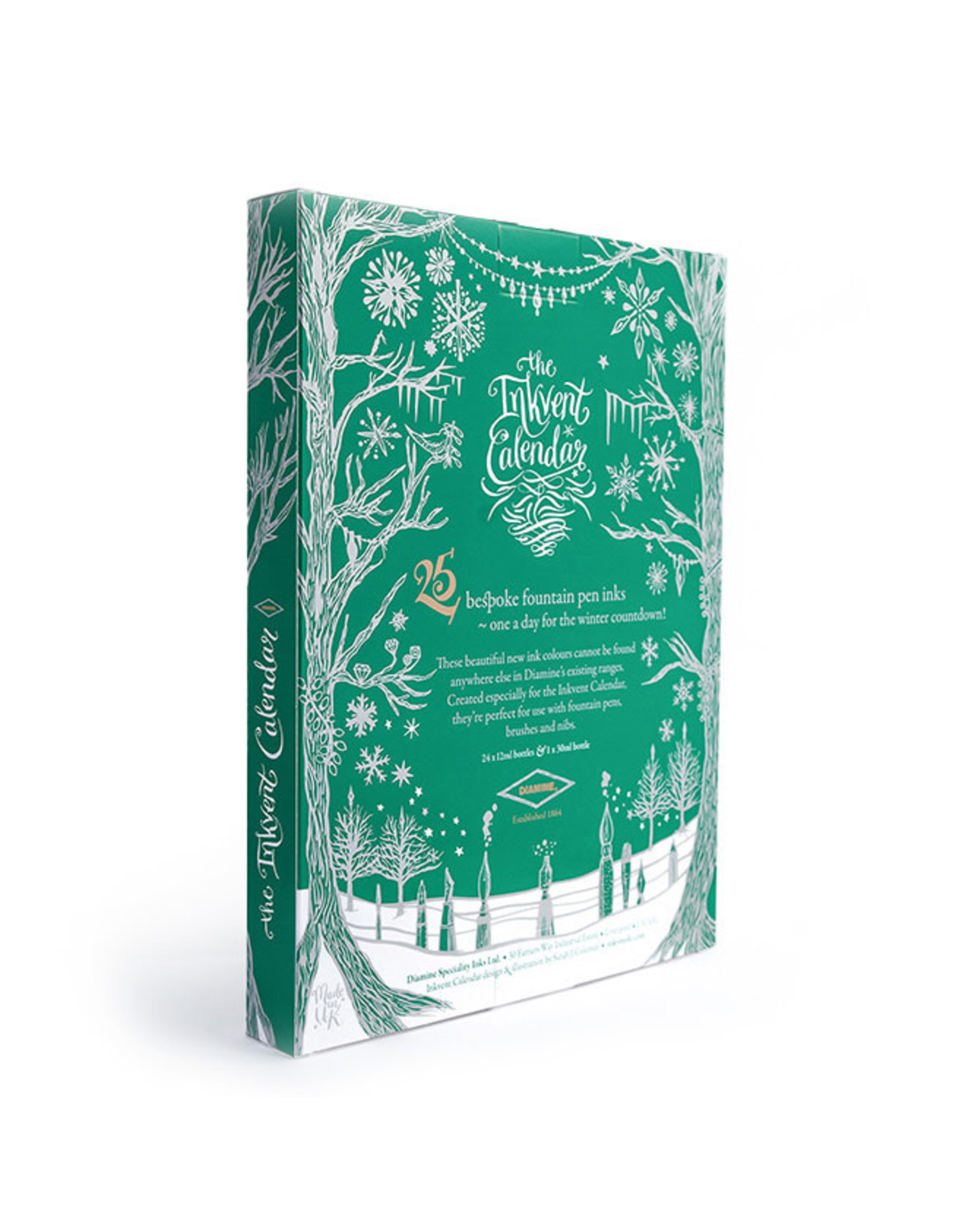 Diamine Inks 2022 Diamine Inkvent Calendar, Green Edition