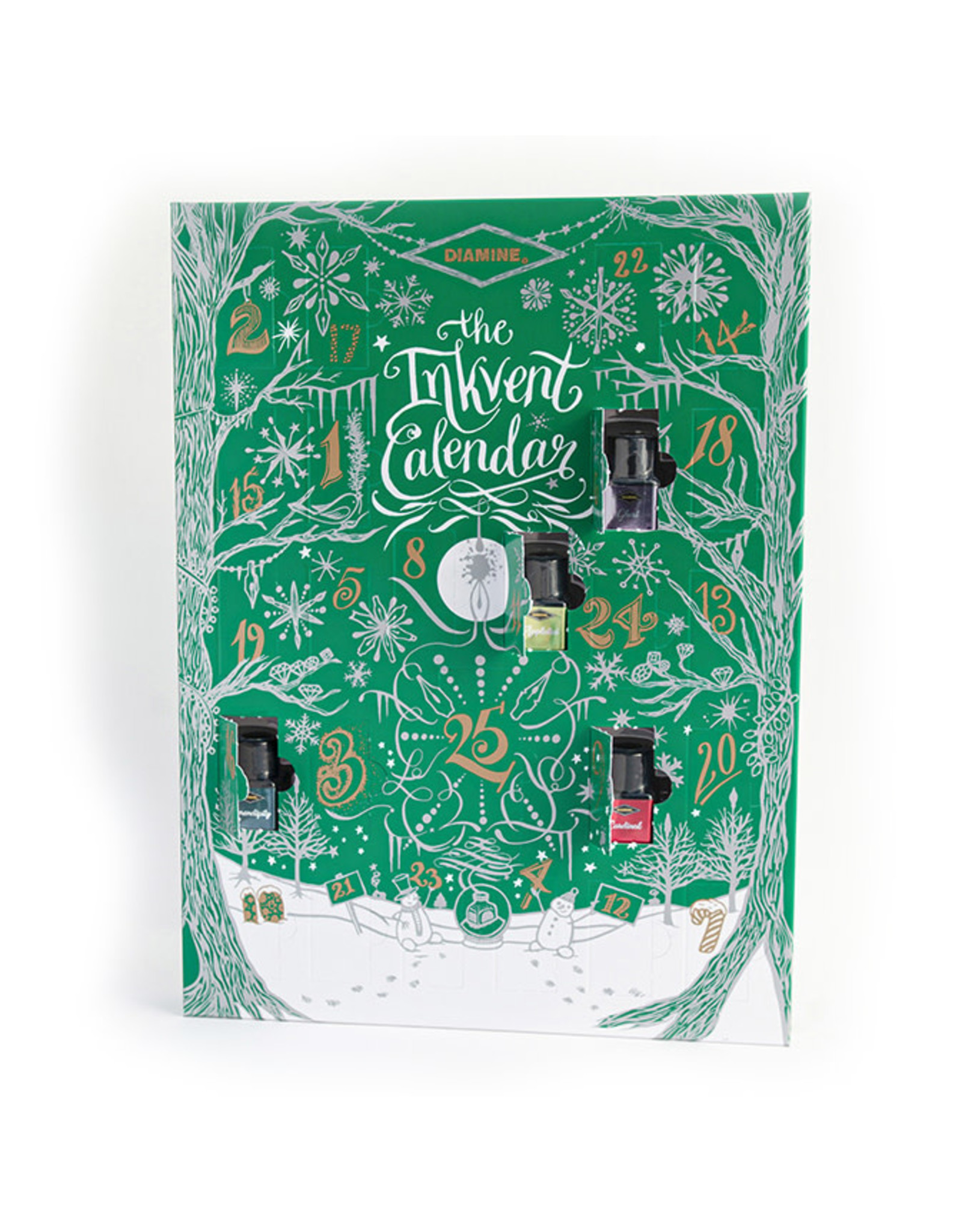 Diamine Inks 2022 Diamine Inkvent Calendar, Green Edition