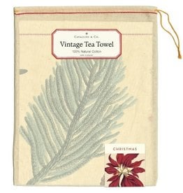 Cavallini Papers & Co. Christmas Botanica Tea Towel