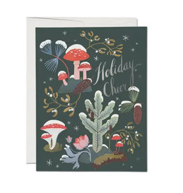 Red Cap Cards Holiday Moss A2 Notecard