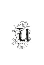 J. Herbin "U" Illuminated Letter Seal + Handle