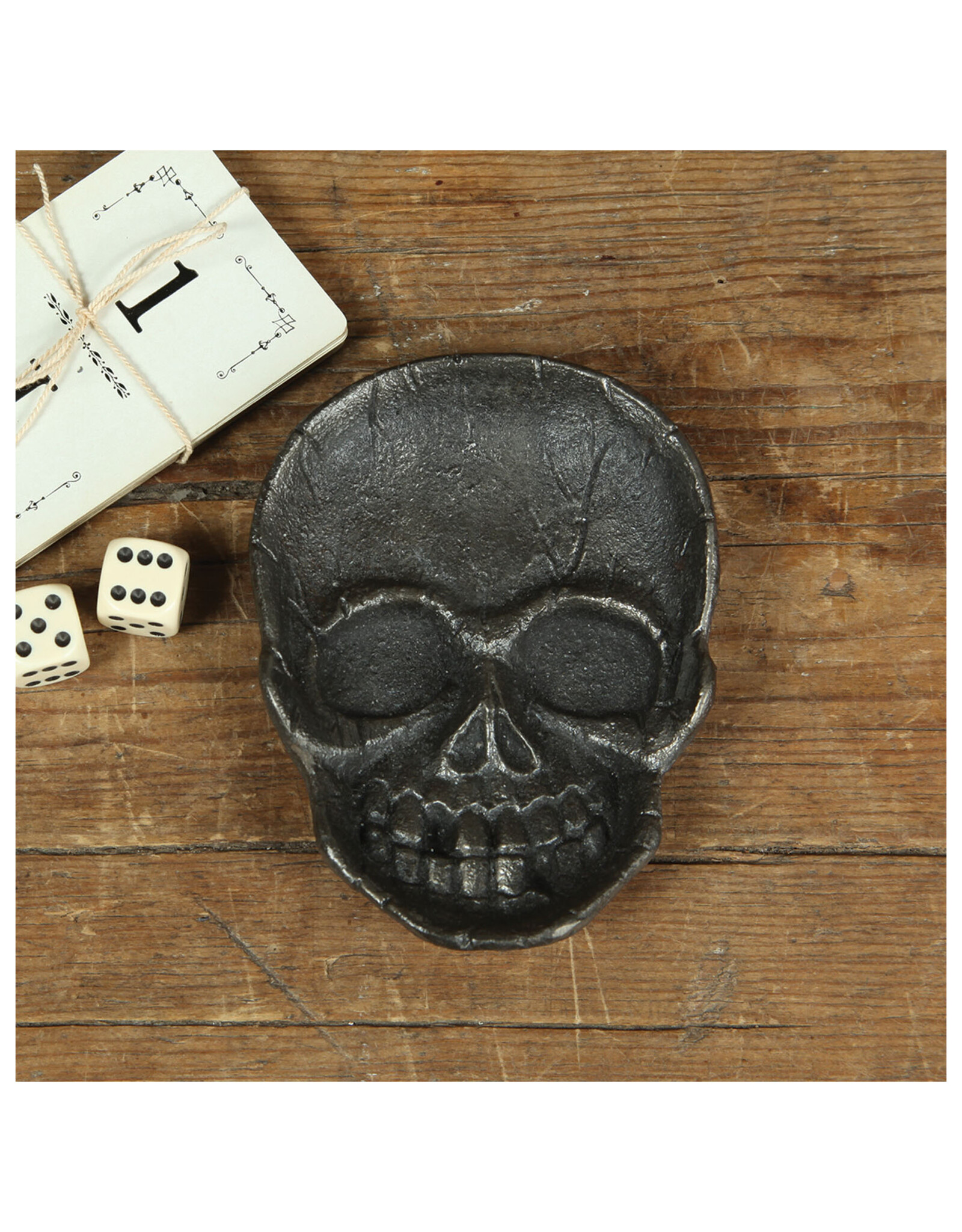 HomArt Skull Cast Iron Dish Natural