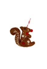 Ornaments 4 Orphans Squirrel Felt Wool Christmas Ornament