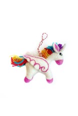 Ornaments 4 Orphans Unicorn Felt Wool Christmas Ornament