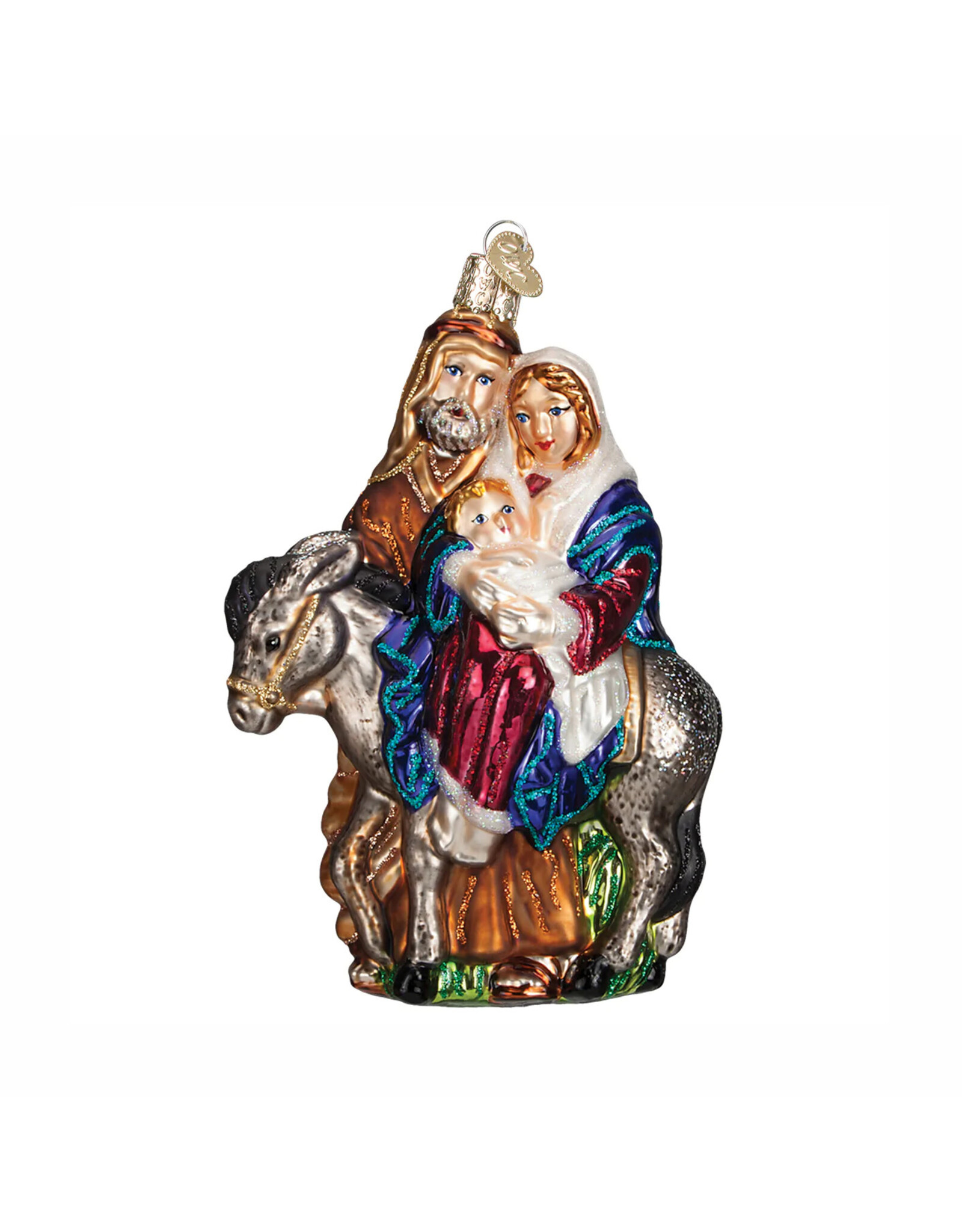 Old World Christmas Flight To Egypt Ornament