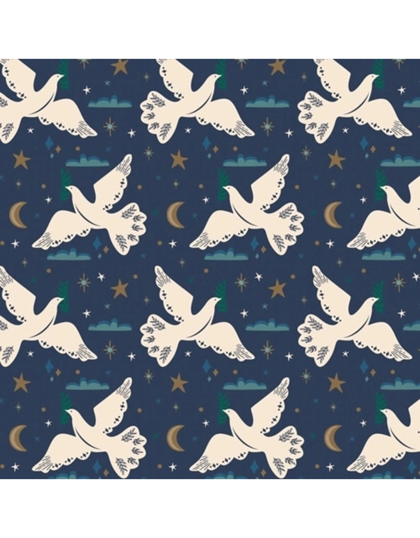 The Gift Wrap Company Midnight Dove Jumbo Roll Christmas Gift Wrapping Paper