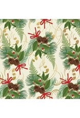 The Gift Wrap Company Holiday Corsage Jumbo Roll Christmas Gift Wrapping Paper
