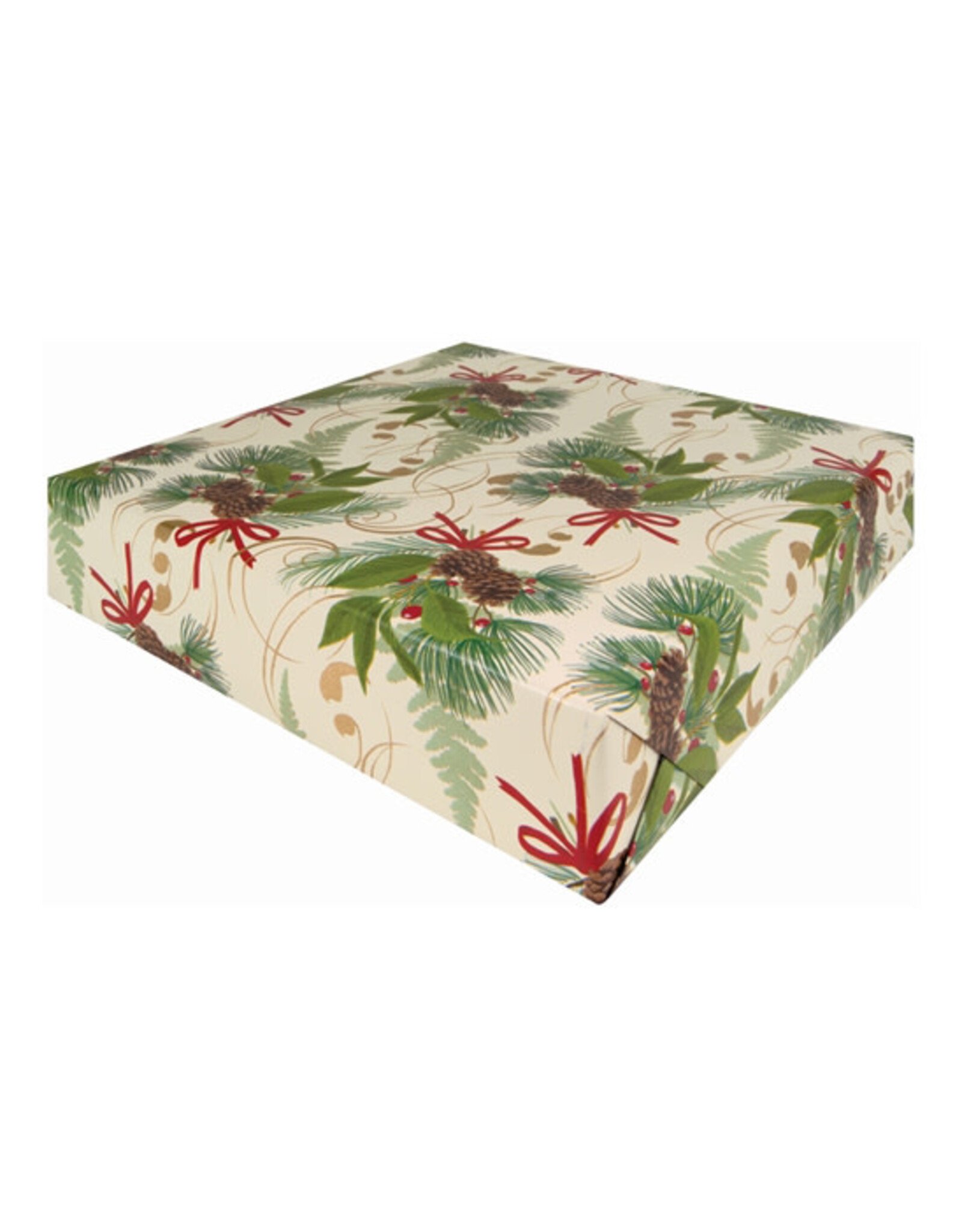 The Gift Wrap Company Holiday Corsage Jumbo Roll Christmas Gift Wrapping Paper