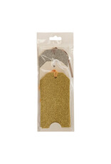 The Gift Wrap Company Christmas Bag of Six Shimmer Glitter Luxe Gift Tags