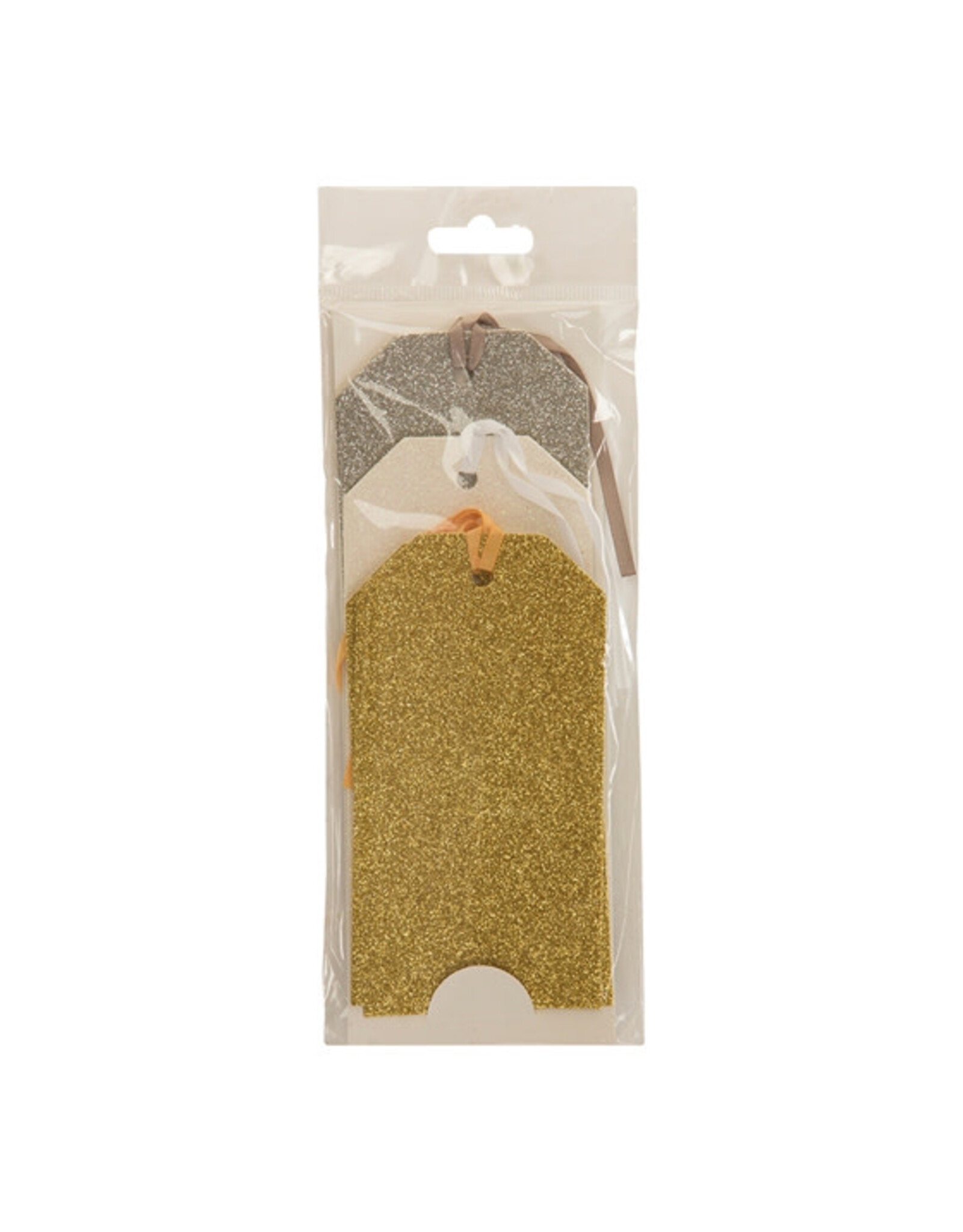 The Gift Wrap Company Christmas Bag of Six Shimmer Glitter Luxe Gift Tags