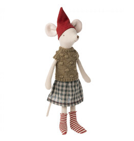 Maileg Christmas Mouse, Medium - Girl