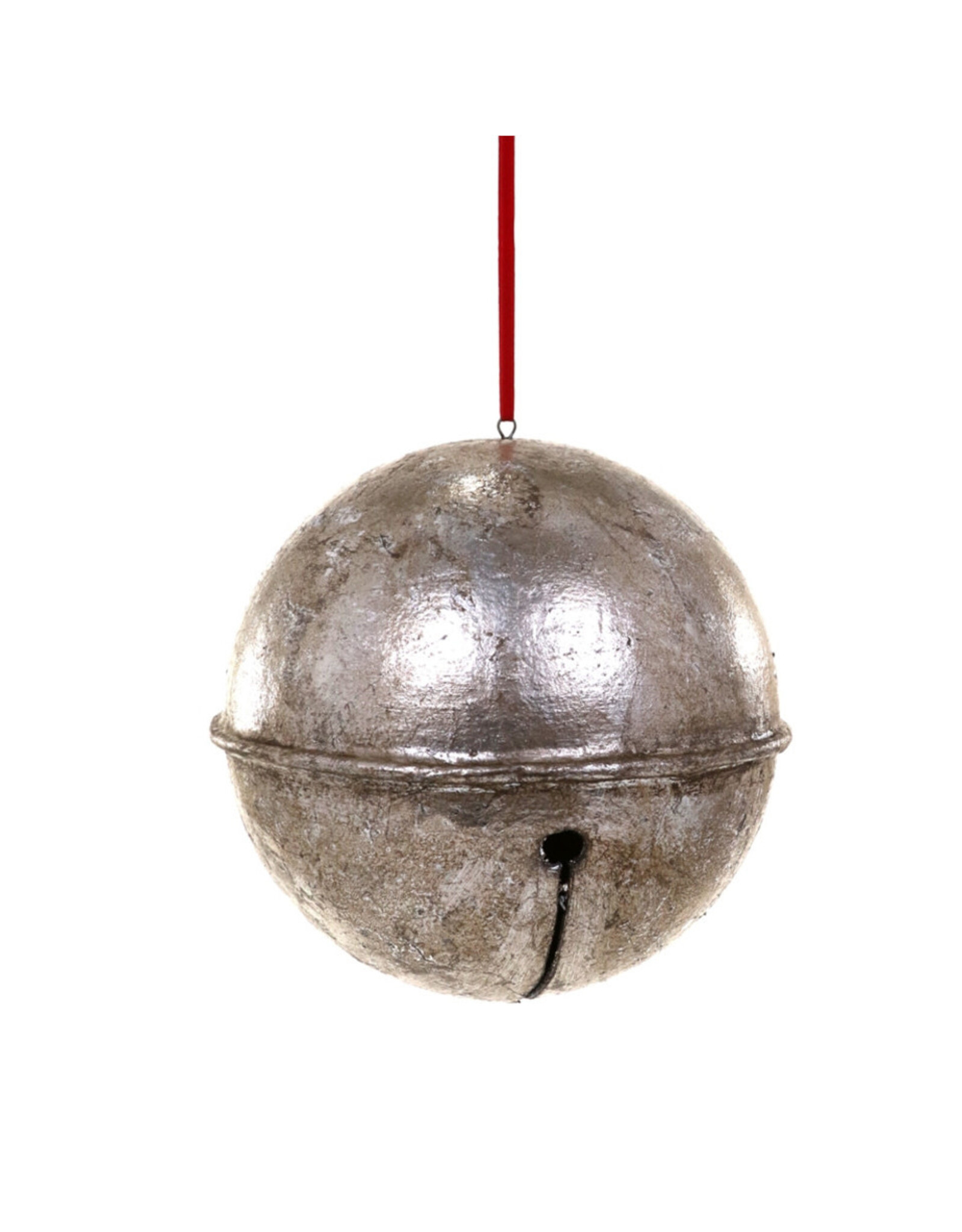 Cody Foster & Co. Large Silver Jingle Bell Ornament