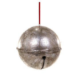Cody Foster & Co. Large Silver Jingle Bell Ornament