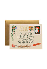 Rifle Paper Co. Santa Letter Christmas A2 Notecard