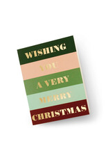 Rifle Paper Co. Color Bar Christmas Boxed Set of 8 A2 Notecards