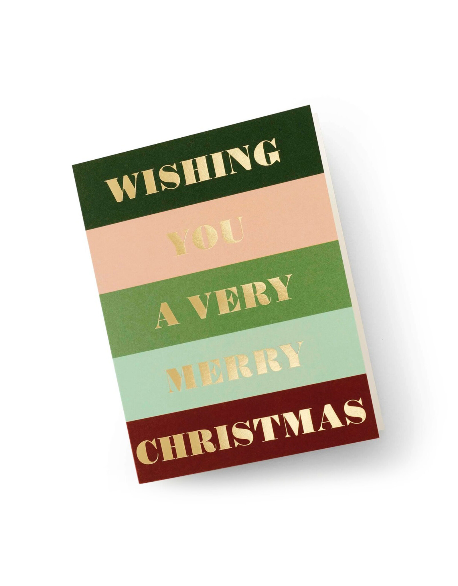 Rifle Paper Co. Color Bar Christmas Boxed Set of 8 A2 Notecards