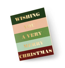 Rifle Paper Co. Color Bar Christmas Boxed Set of 8 A2 Notecards