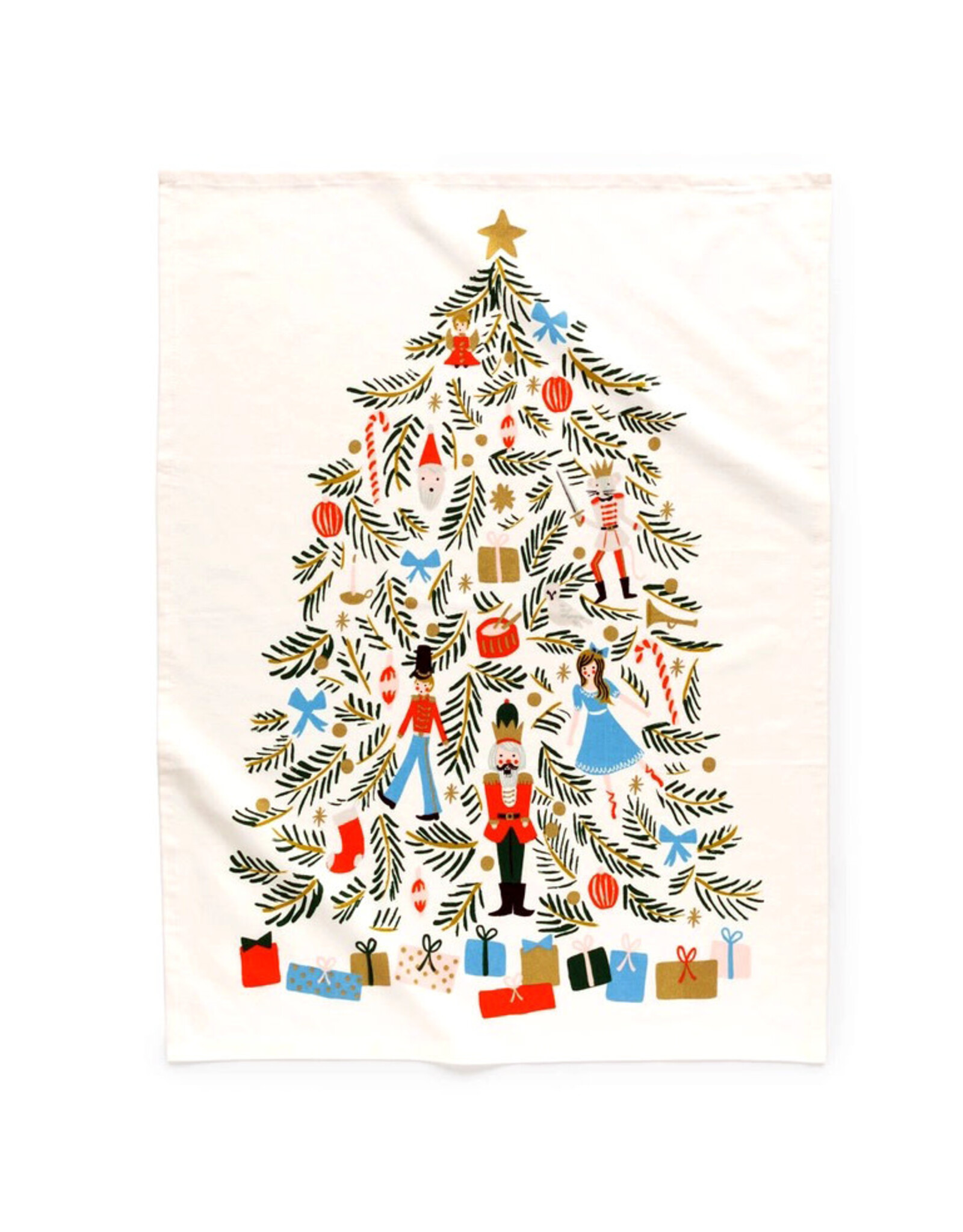 Rifle Paper Co. Christmas Tree Holiday Tea Towel