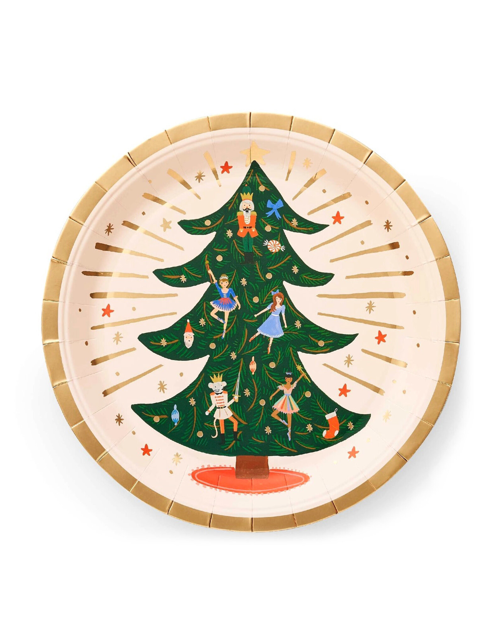 Rifle Paper Co. Nutcracker Holiday Set of 10 Large Plates