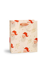 Rifle Paper Co. Santa Medium Christmas Gift Bag