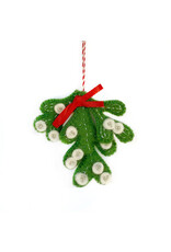 Ornaments 4 Orphans Mistletoe Felt Wool Christmas Ornament