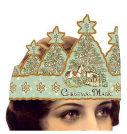 Heart the Moment Christmas Tiara Rocking Horse with Notecard