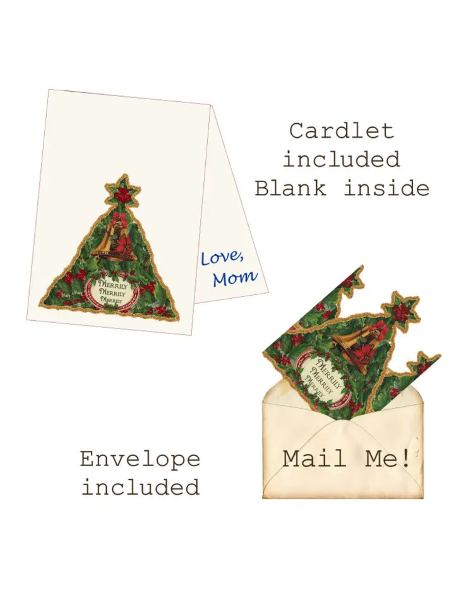 Heart the Moment Christmas Tiara Merrily, Holly with Notecard