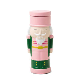 Paddywax Pink Wassail 10 oz Ceramic Nutcracker Candle