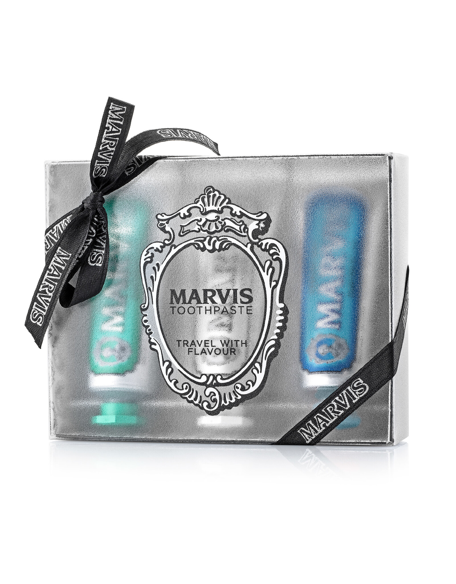 Marvis Travel with Flavour Set - Aquatic Mint, Whitening Mint & Classic Mint