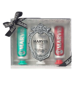 Marvis Travel with Flavour Set - Classic Mint, Whitening Mint & Cinnamon