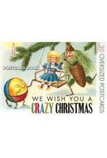 Laughing Elephant We Wish You a Crazy Christmas: Postcard Book