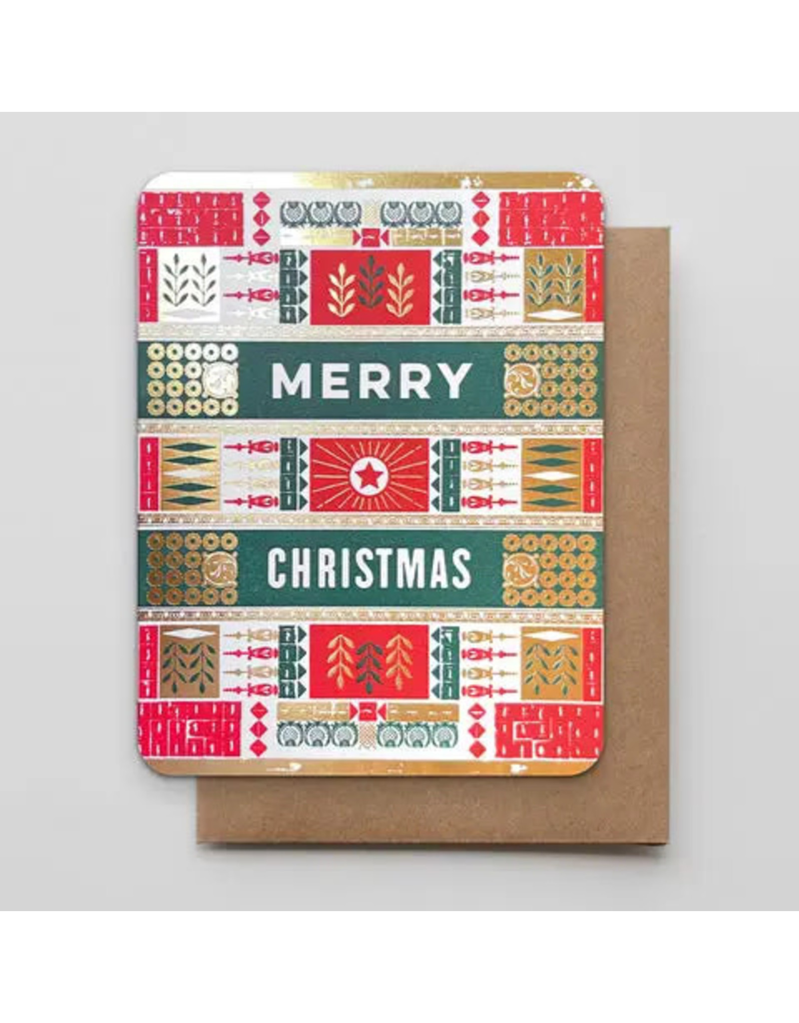 Hammerpress Merry Christmas Ornamental A2 Notecard