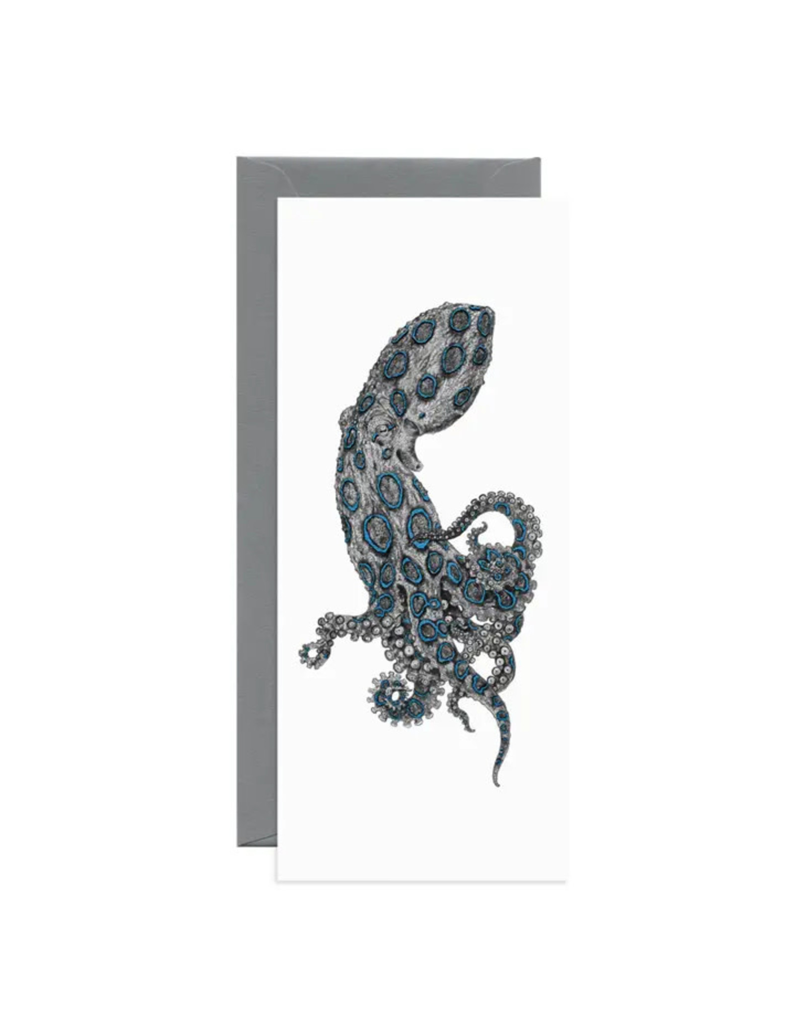 Open Sea Design Co. Blue ringed Octopus Everyday No. 10 Notecard