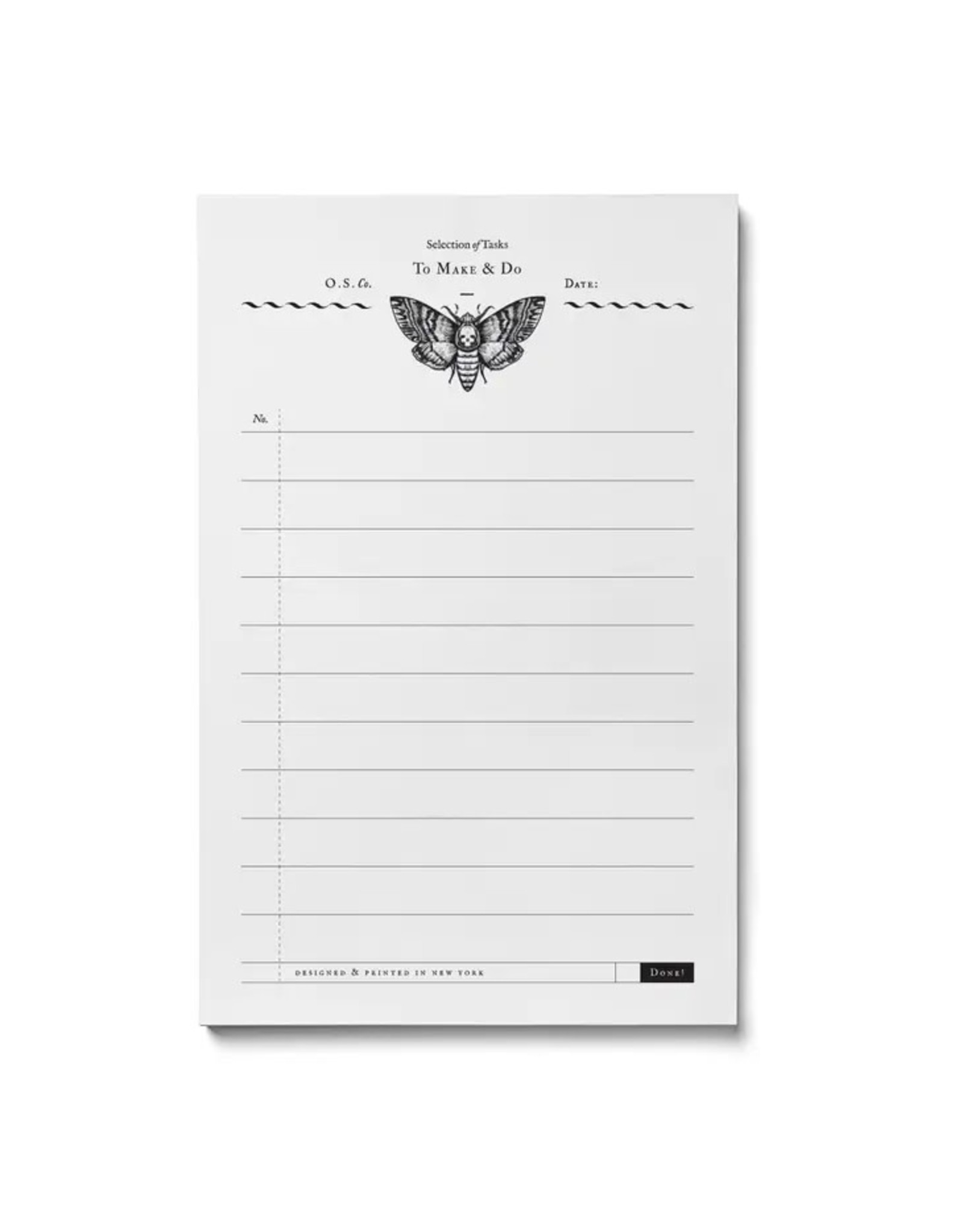 Open Sea Design Co. Moth Notepad
