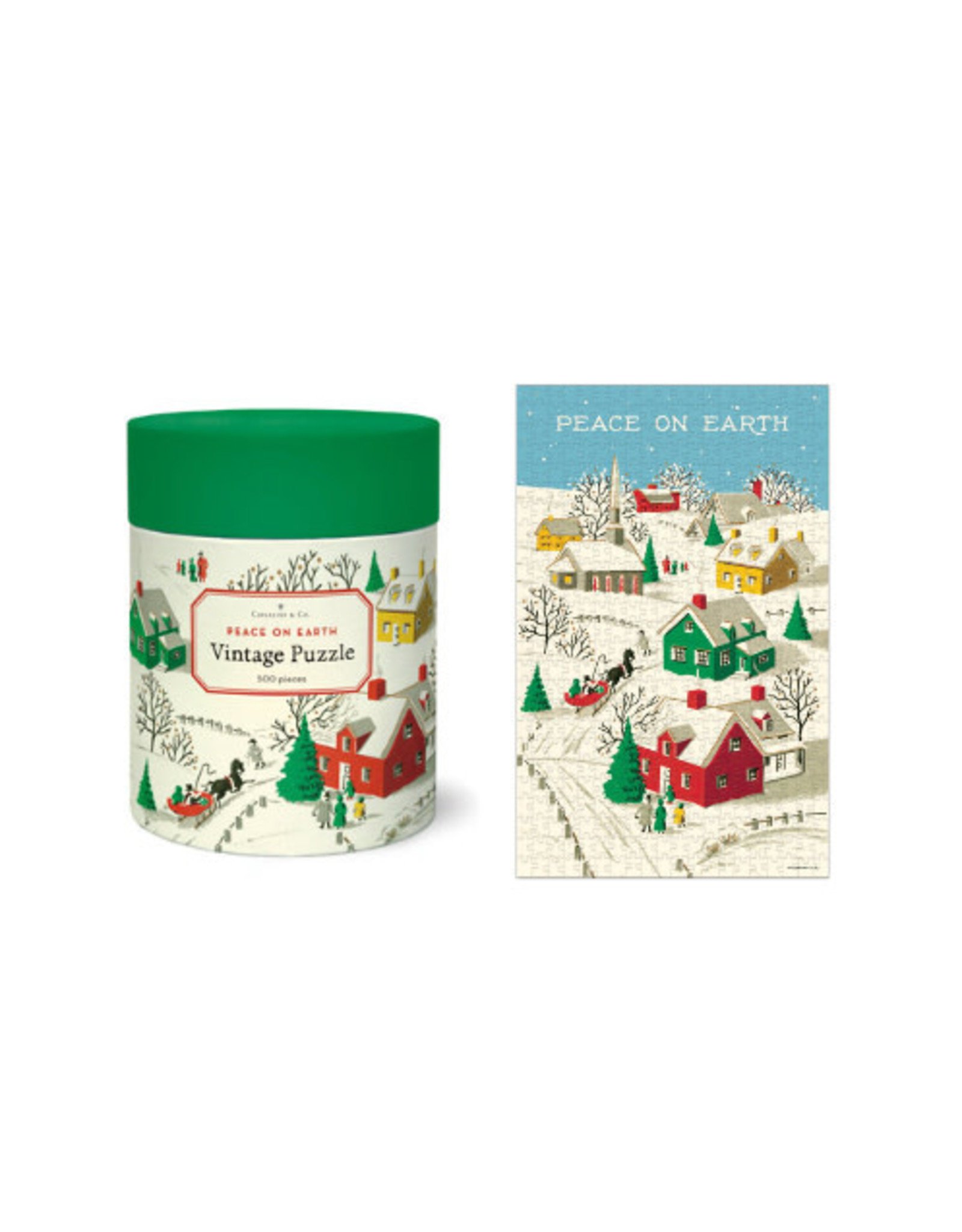 Cavallini Papers & Co. Peace on Earth 500 Piece Puzzle