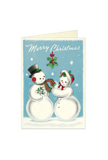 Cavallini Papers & Co. Snowmen 2 A2 Notecard