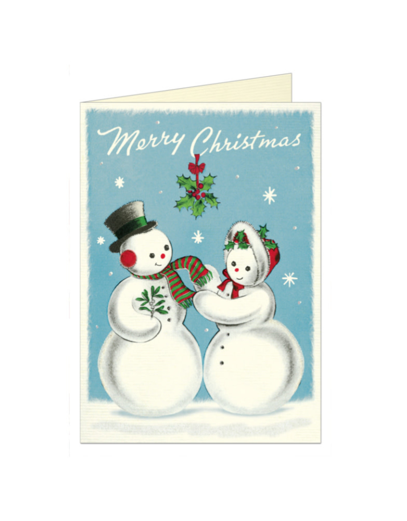 Cavallini Papers & Co. Snowmen 2 A2 Notecard