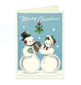 Cavallini Papers & Co. Snowmen 2 A2 Notecard