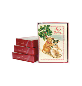 Cavallini Papers & Co. Christmas Dogs Boxed Notecards