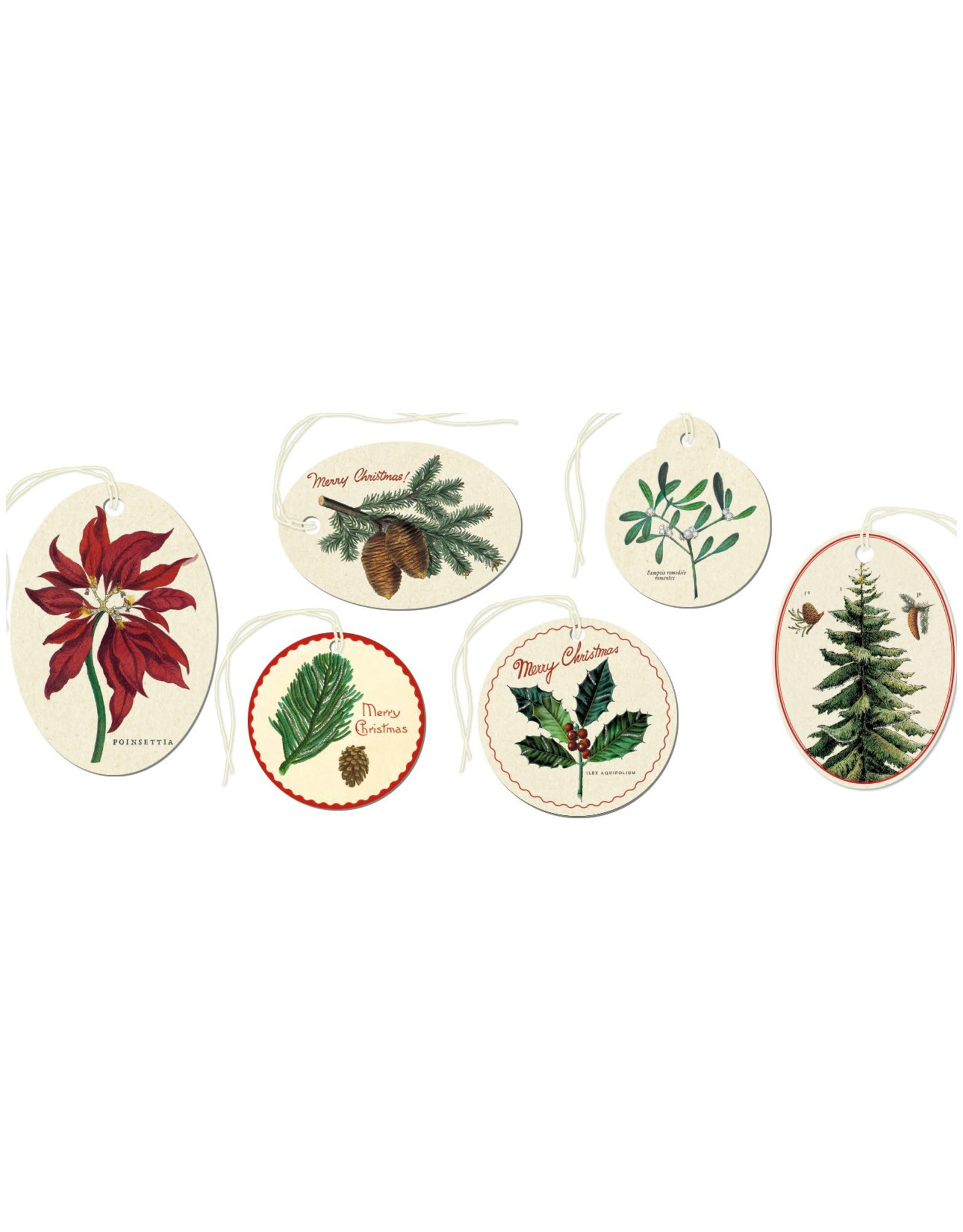 Cavallini Papers & Co. Christmas Botanica Gift Tags
